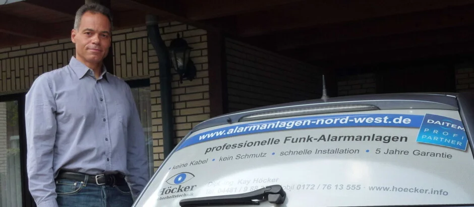 Kay Höcker mit Auto