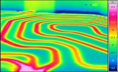 Thermografie Fußbodenheizung