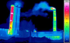 Thermografie Schornstein